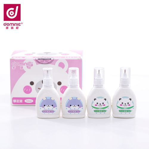 涂改液修正液可愛卡通學(xué)生改正液改錯(cuò)修改液快干文具用品12毫升